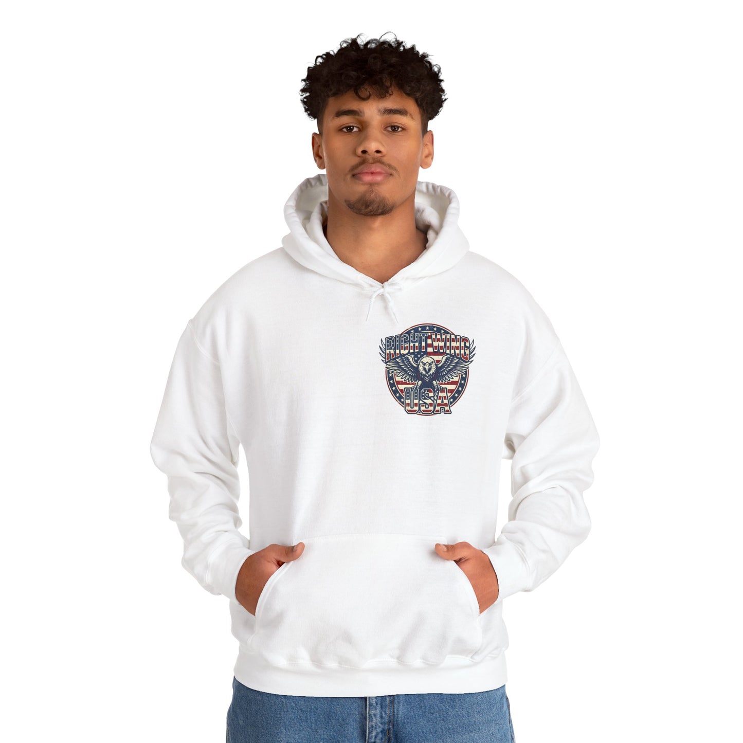 Patriotic Family Freedom Hoodie – American Flag Vintage Graphic