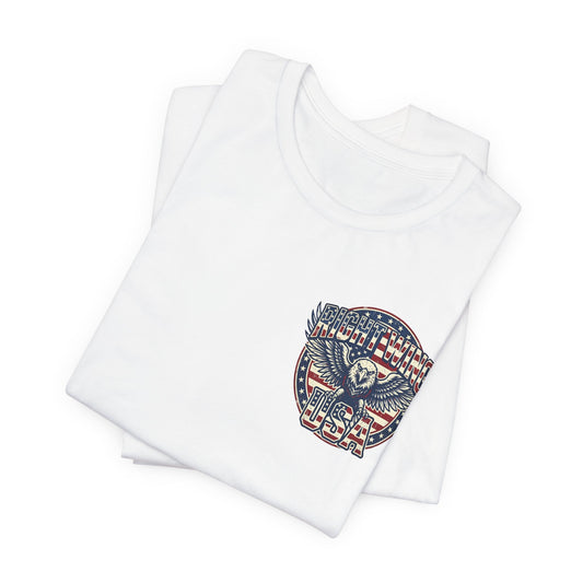 Jesus Is King Patriotic Christian T-Shirt