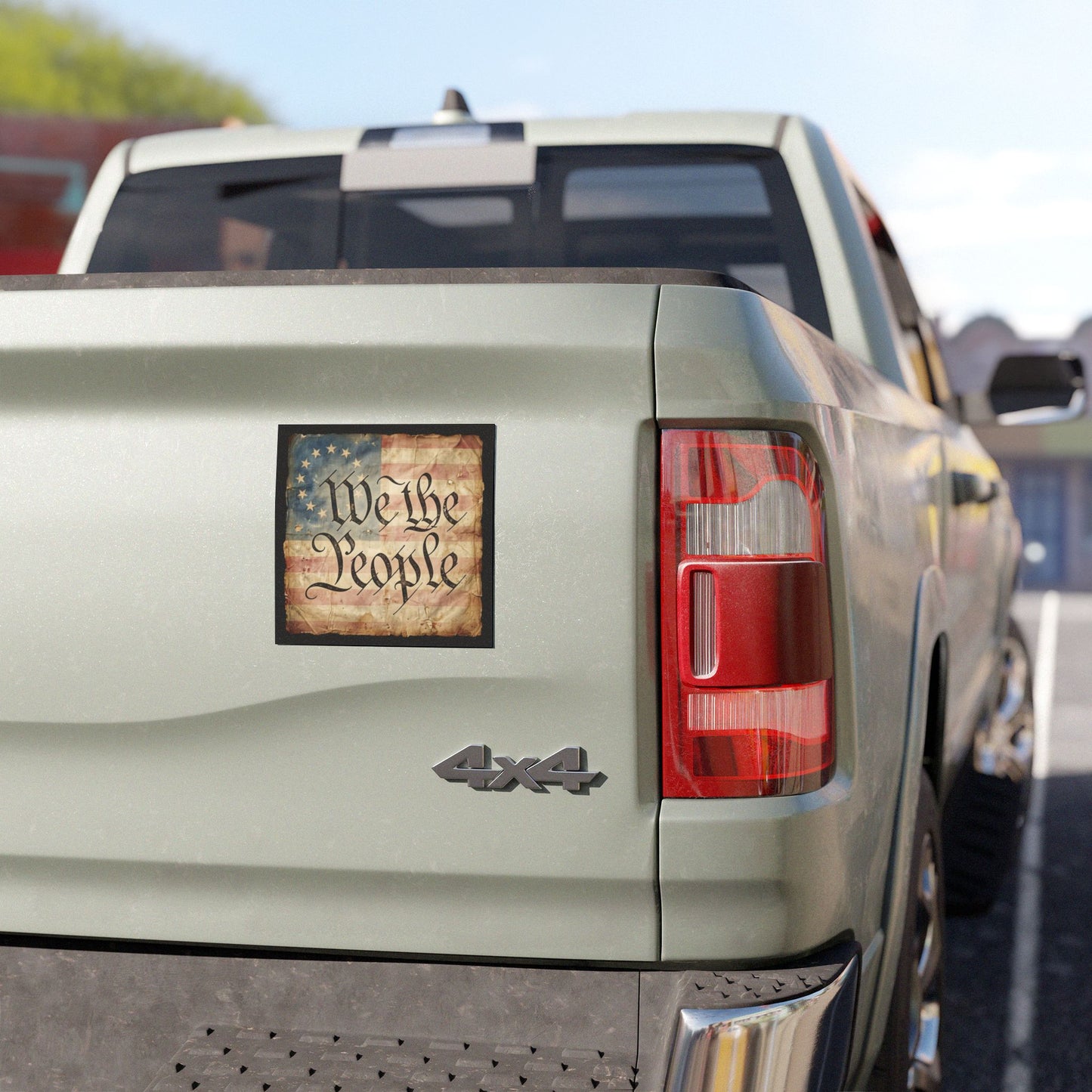 We the People American Flag Car Magnet — Patriotic Vintage Liberty Magnet