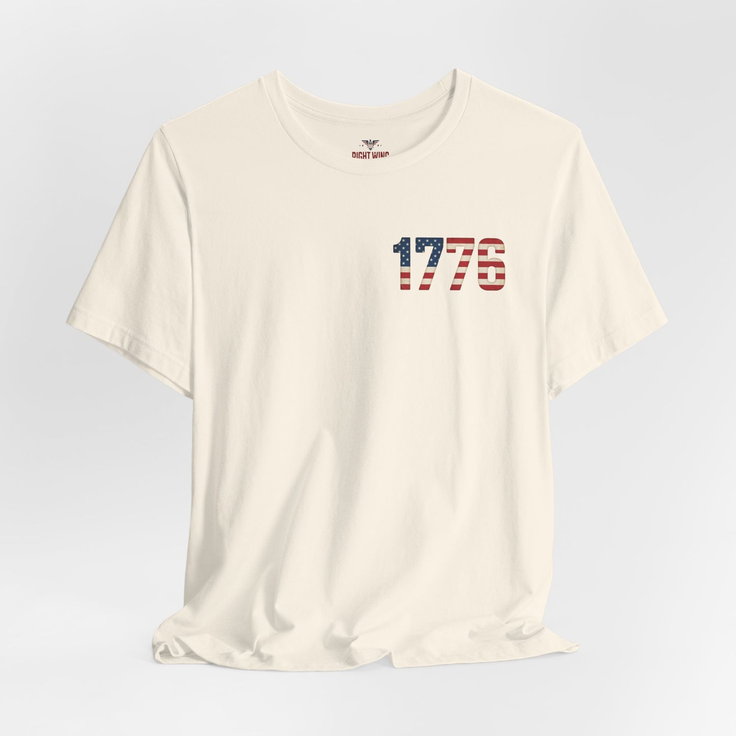 1776 We The People Patriotic Cotton Crew T-Shirt