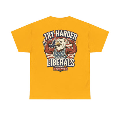 Patriotic Eagle Unisex Cotton Graphic T-Shirt