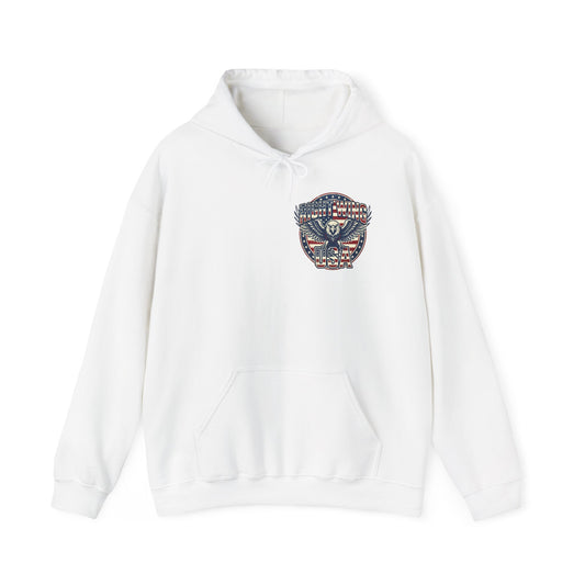 Patriotic Family Freedom Hoodie – American Flag Vintage Graphic