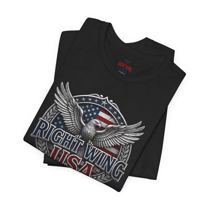 Right Wing USA Eagle T-Shirt — Patriotic Political Graphic Tee