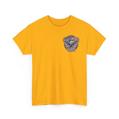 Patriotic Eagle Unisex Cotton Graphic T-Shirt
