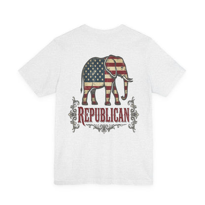 Republican Elephant Tee — Patriotic American T‑Shirt