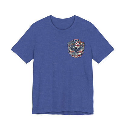 Faith Family Freedom Patriotic American Flag T-Shirt