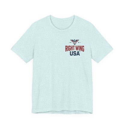 Proud American Tee — Right Wing USA Eagle Flag Patriotic T-Shirt