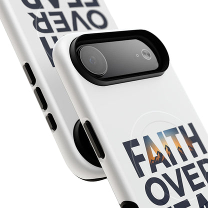 Phone Case — "Faith Over Fear" Tough Magnetic Protective Case