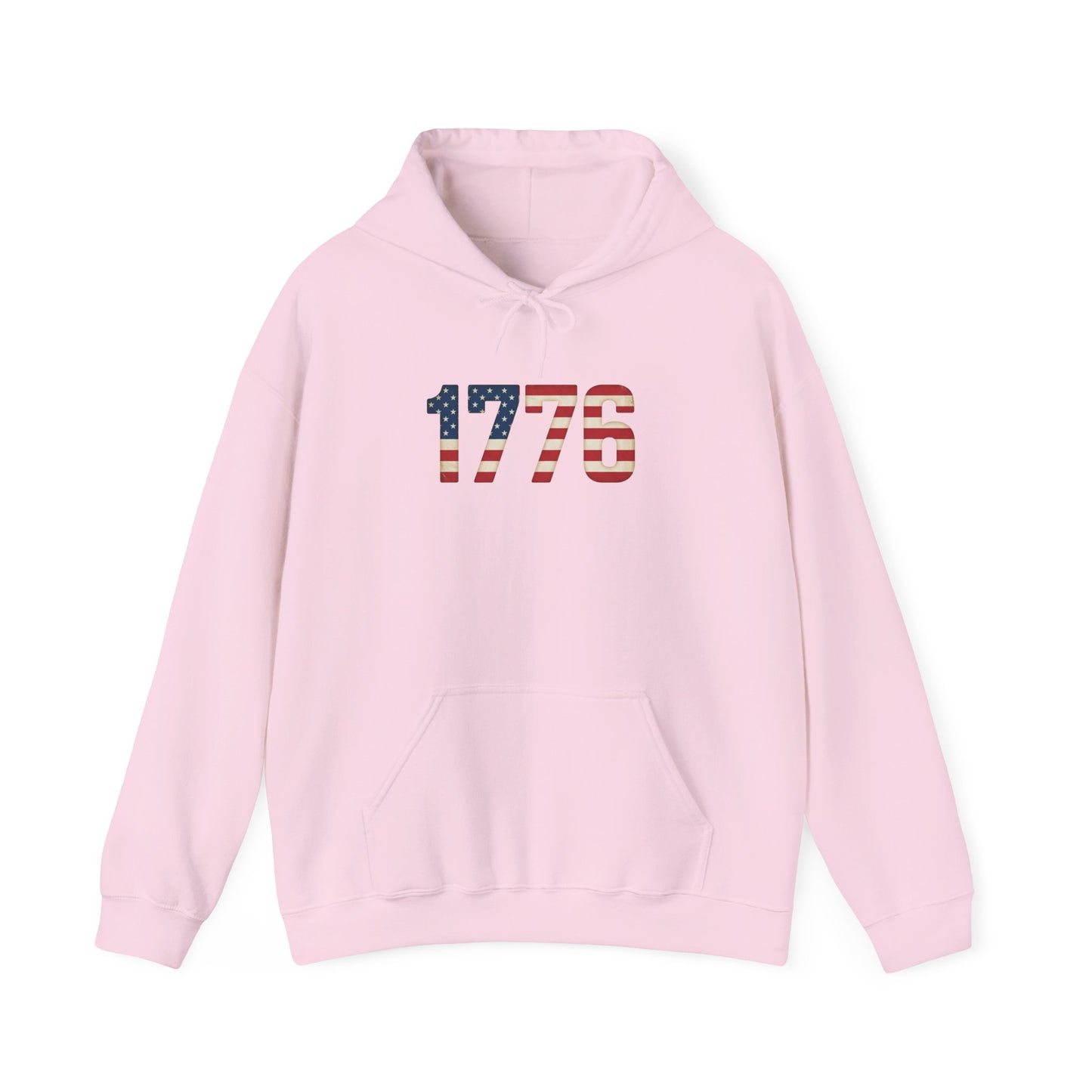 1776 American Made Hoodie — Patriotic USA Flag Sweatshirt