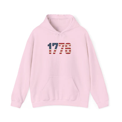 1776 American Made Hoodie — Patriotic USA Flag Sweatshirt