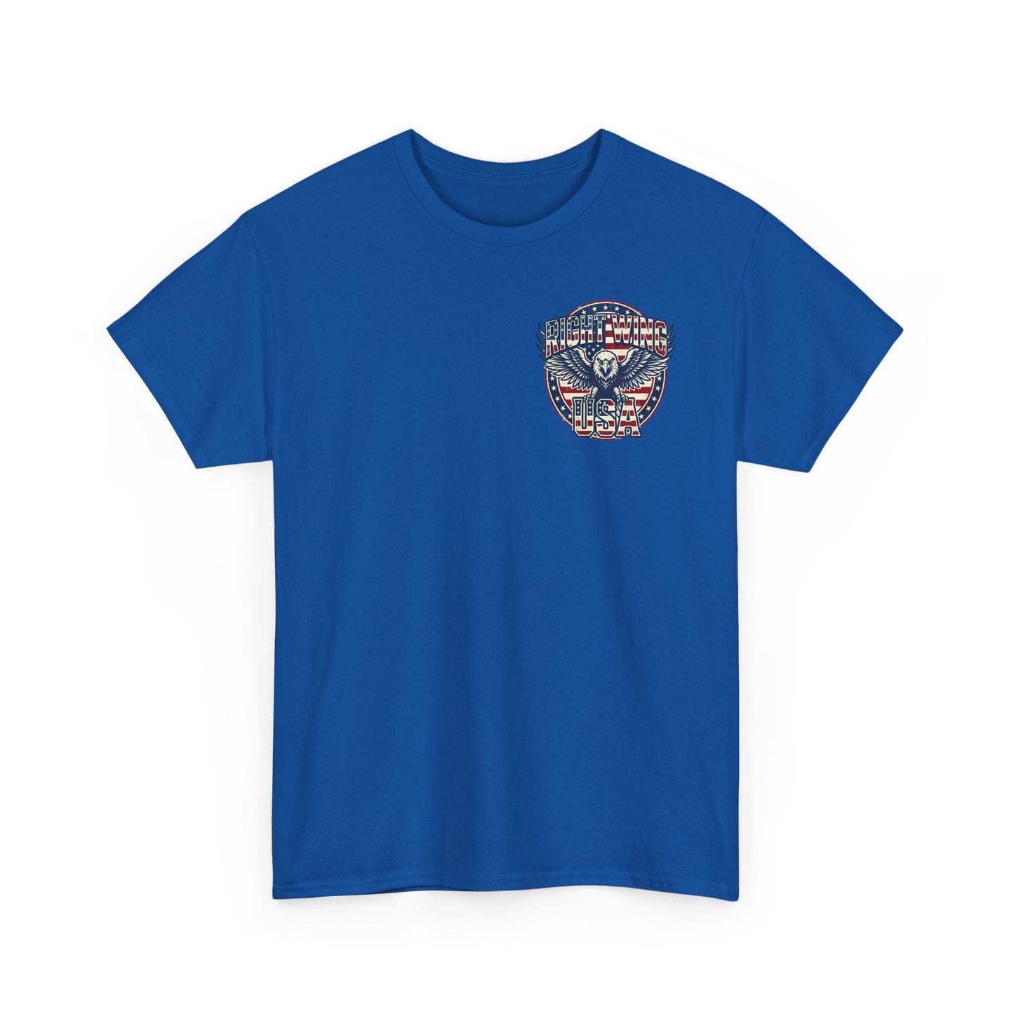 Patriotic Eagle Unisex Cotton Graphic T-Shirt