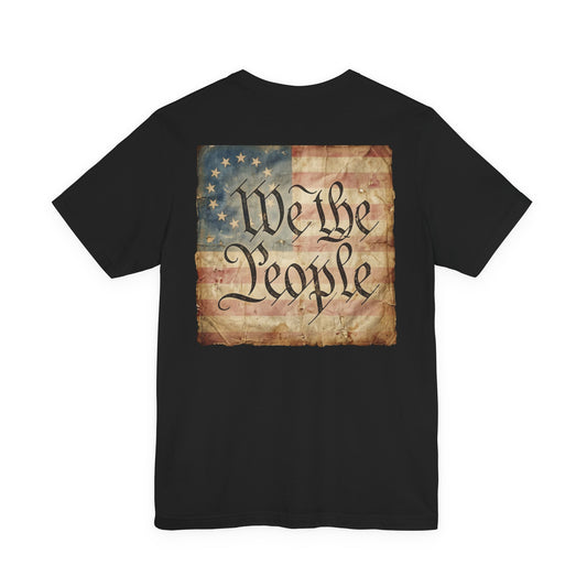 1776 We The People Patriotic Cotton Crew T-Shirt