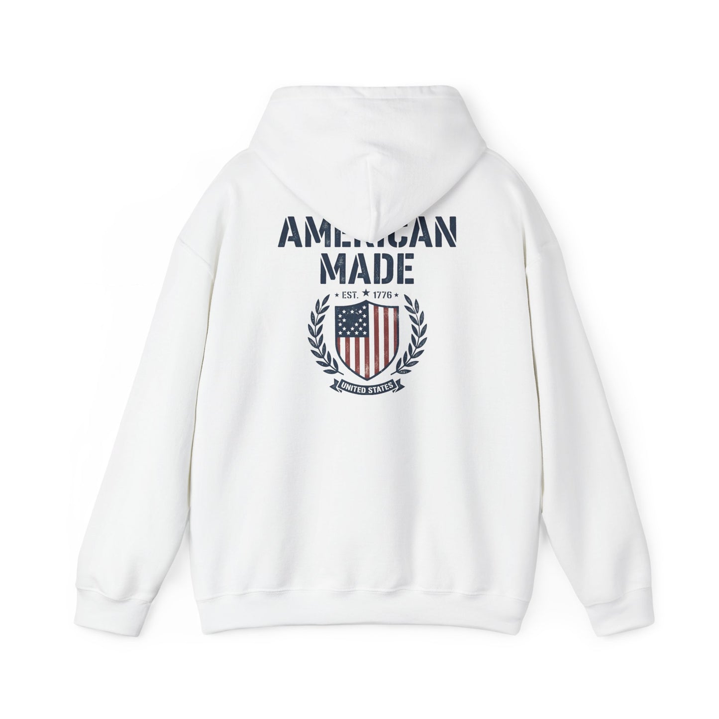 1776 American Made Hoodie — Patriotic USA Flag Sweatshirt