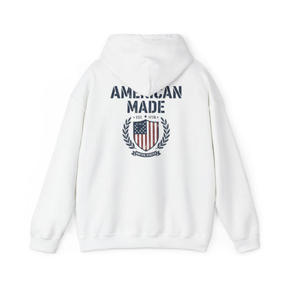 1776 American Made Hoodie — Patriotic USA Flag Sweatshirt