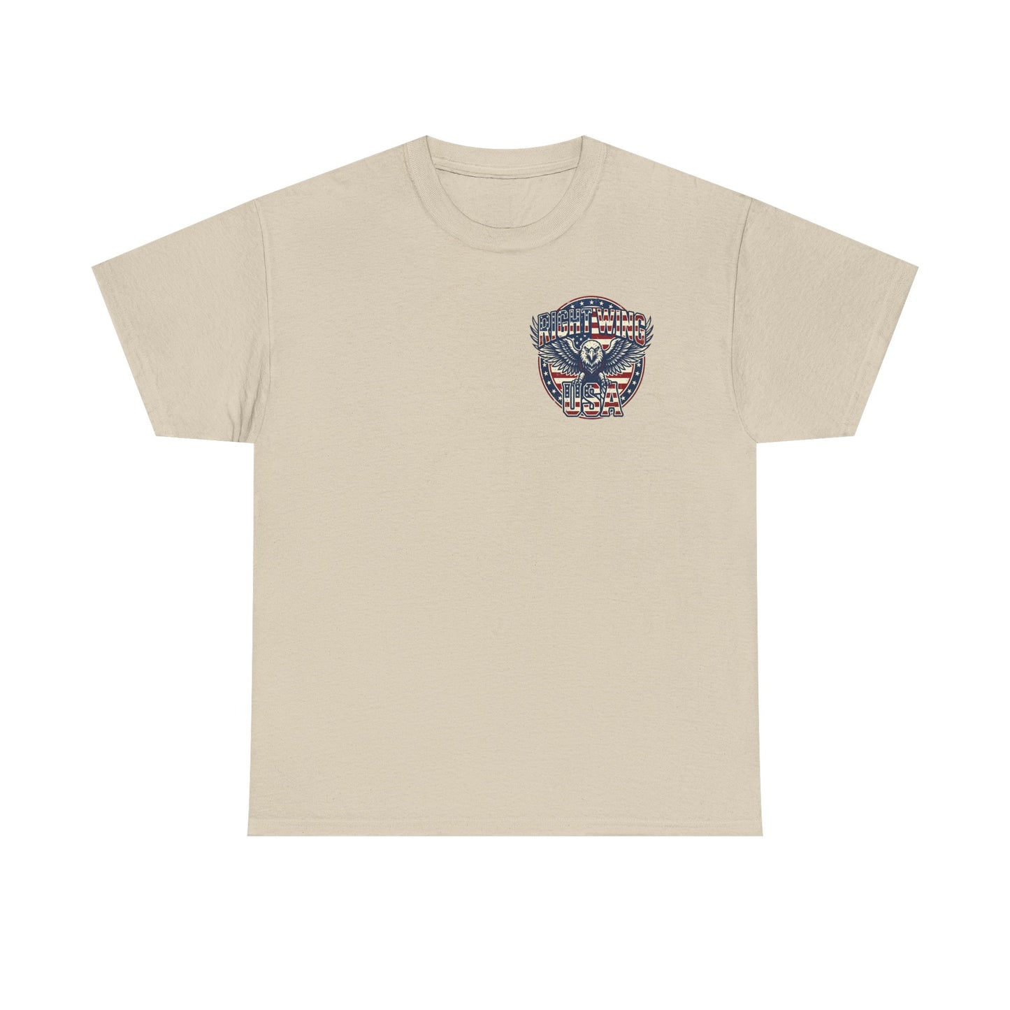 Patriotic Eagle Unisex Cotton Graphic T-Shirt
