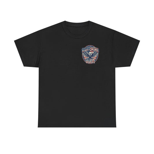 Patriotic Eagle Unisex Cotton Graphic T-Shirt