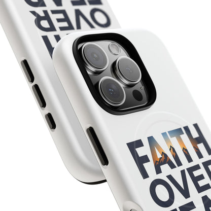 Phone Case — "Faith Over Fear" Tough Magnetic Protective Case
