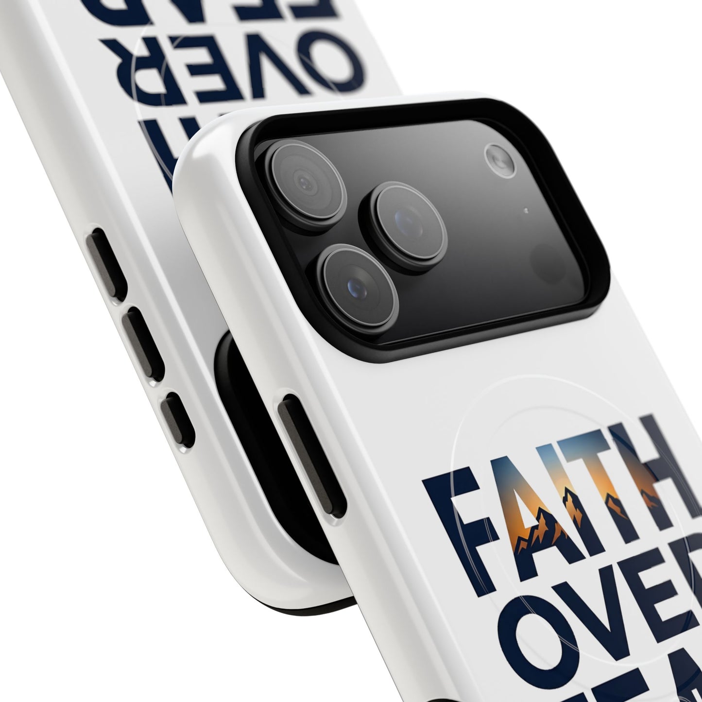 Phone Case — "Faith Over Fear" Tough Magnetic Protective Case