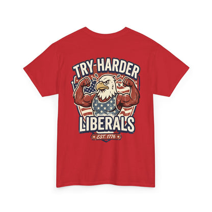Patriotic Eagle Unisex Cotton Graphic T-Shirt