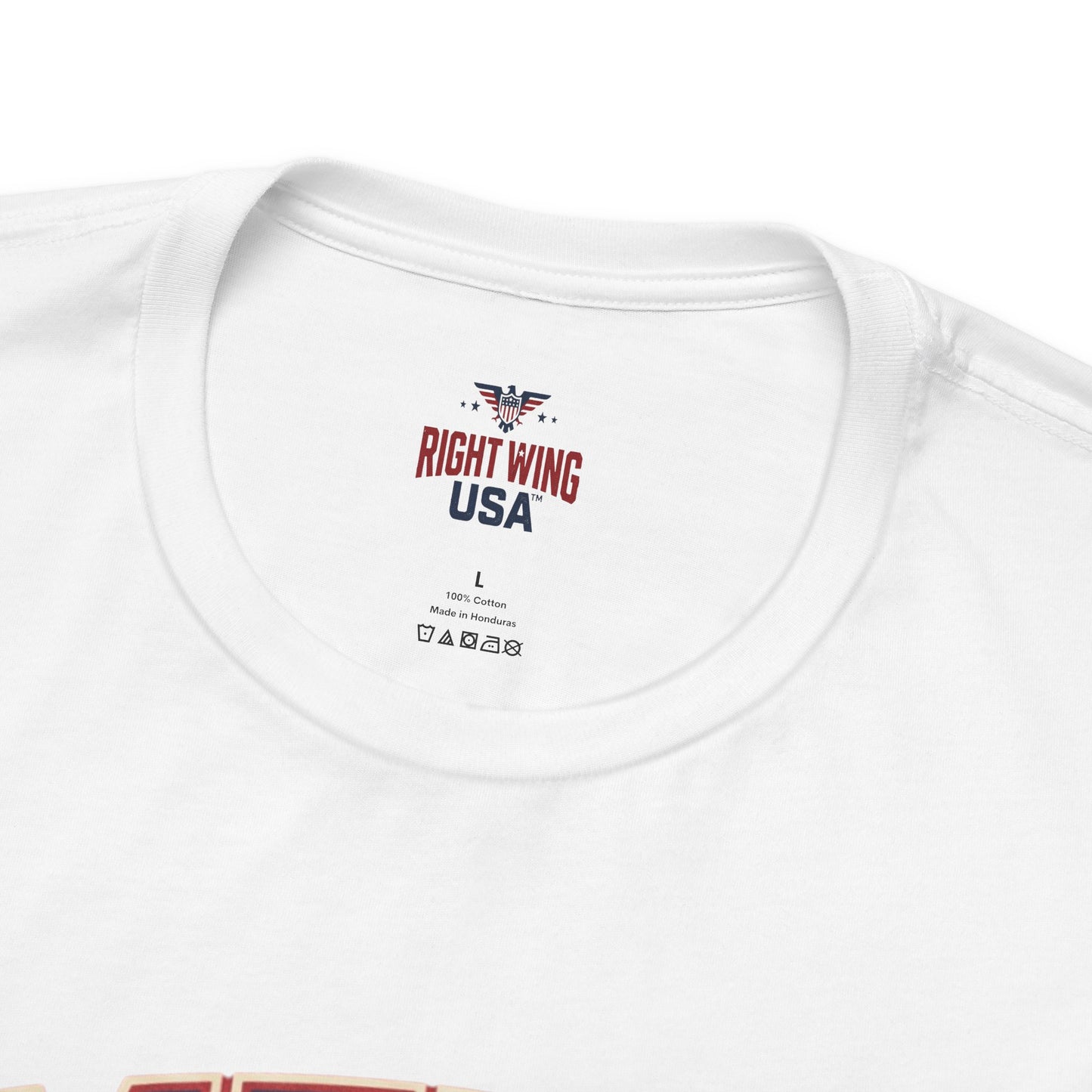 America First Graphic Tee — Patriotic USA Short Sleeve Shirt