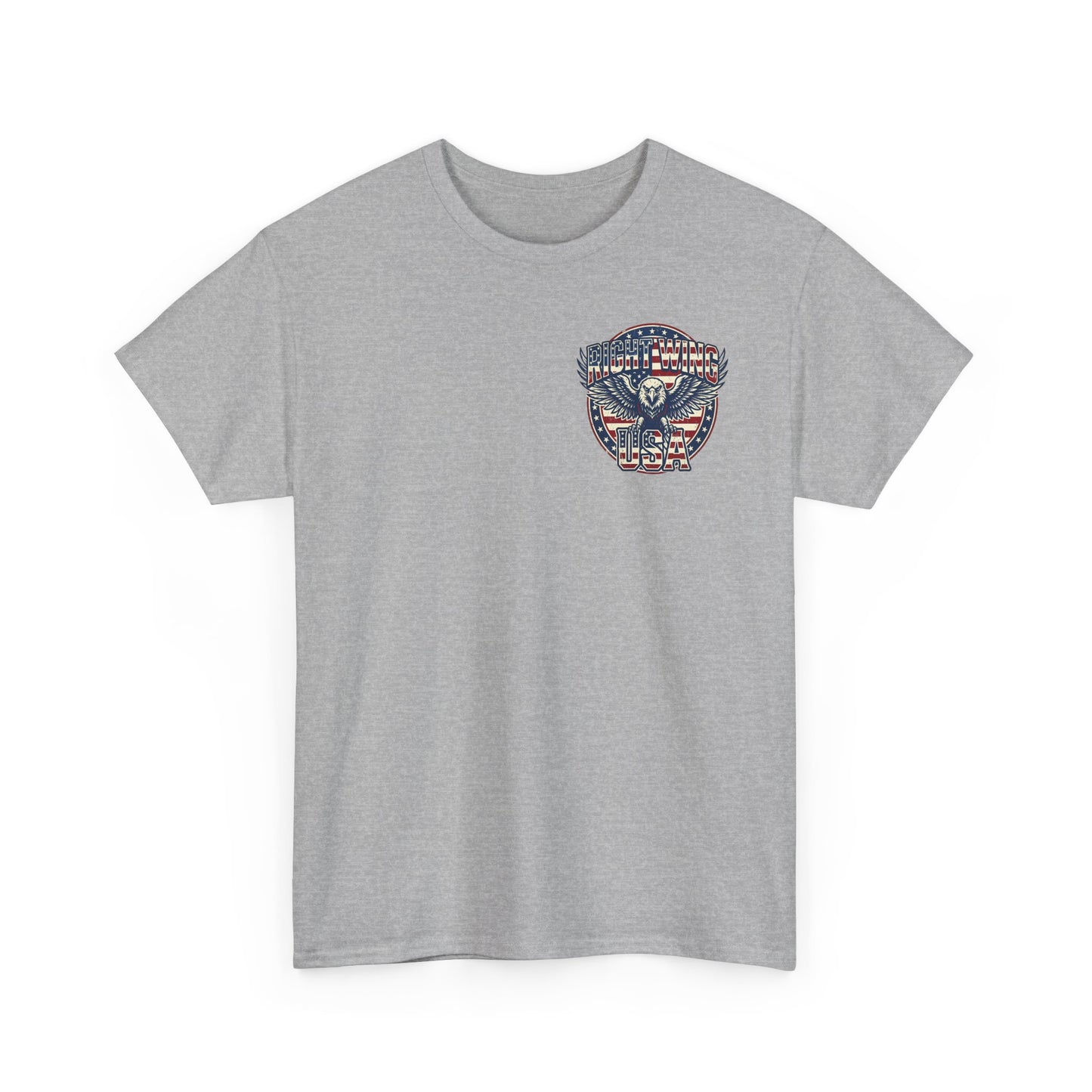 Patriotic Eagle Unisex Cotton Graphic T-Shirt