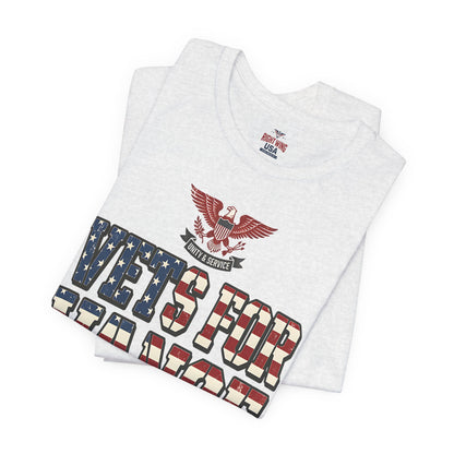 Vets For Vance Patriotic Tee — Support Our Veterans USA Flag Shirt