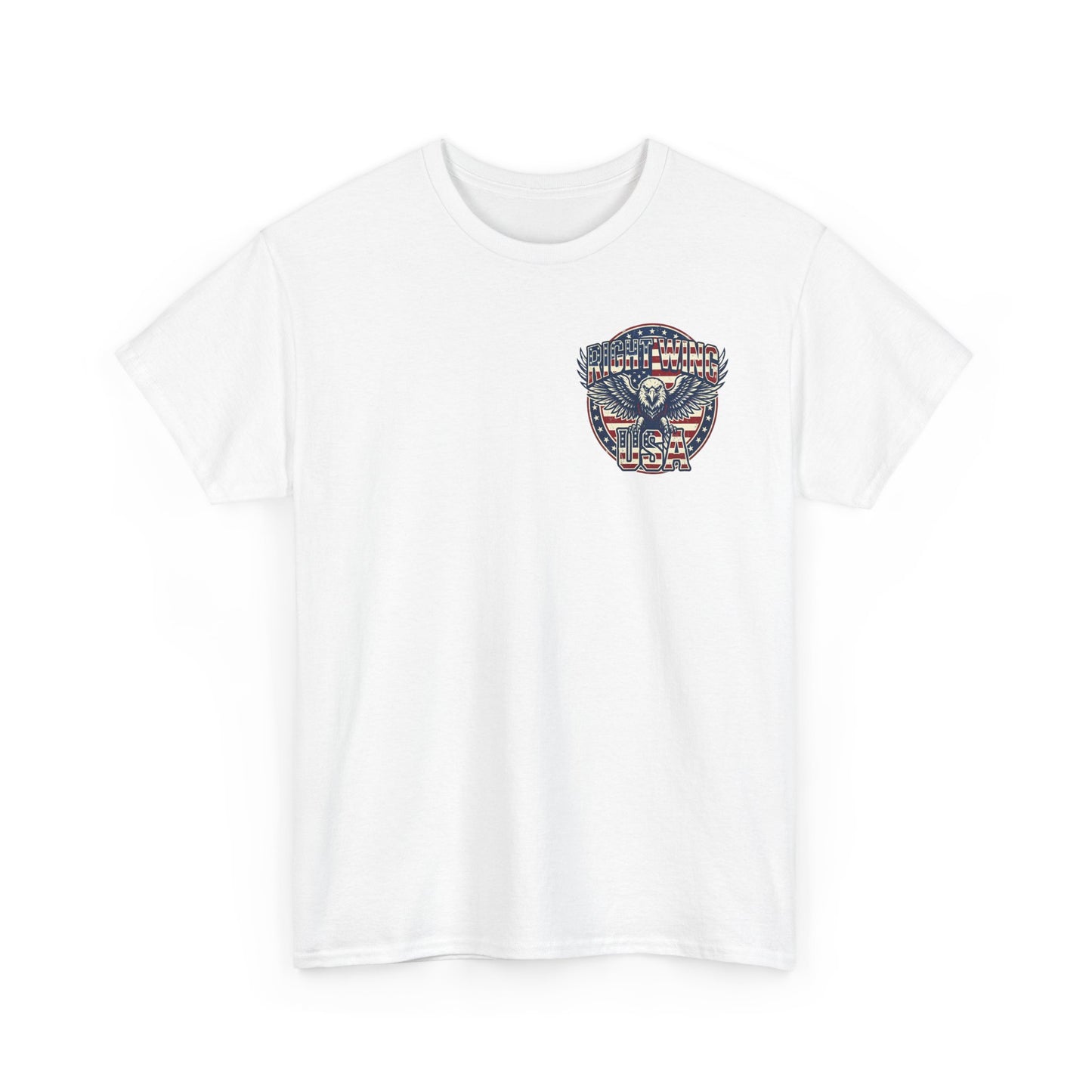 Patriotic Eagle Unisex Cotton Graphic T-Shirt