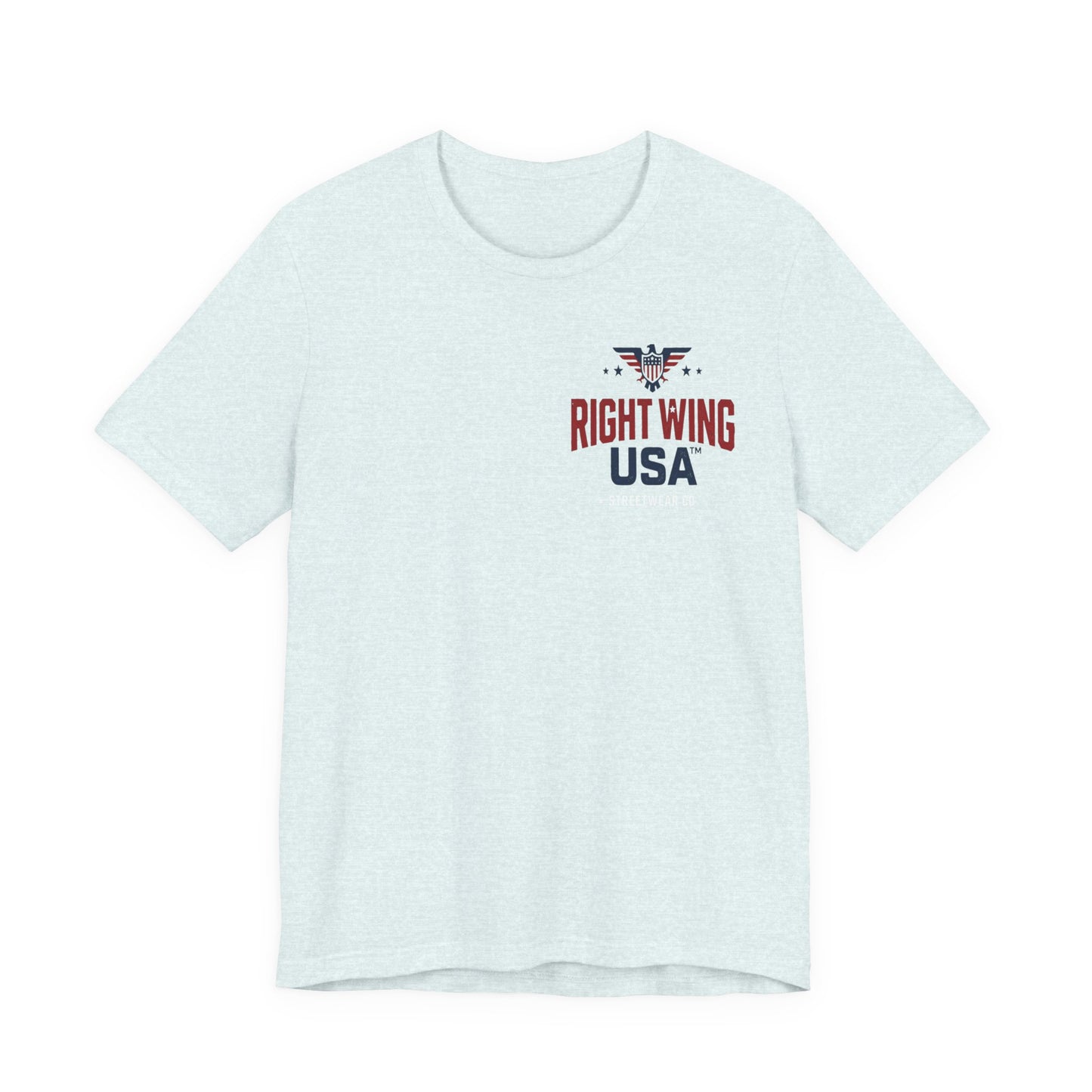 Proud American Tee — Right Wing USA Eagle Flag Patriotic T-Shirt