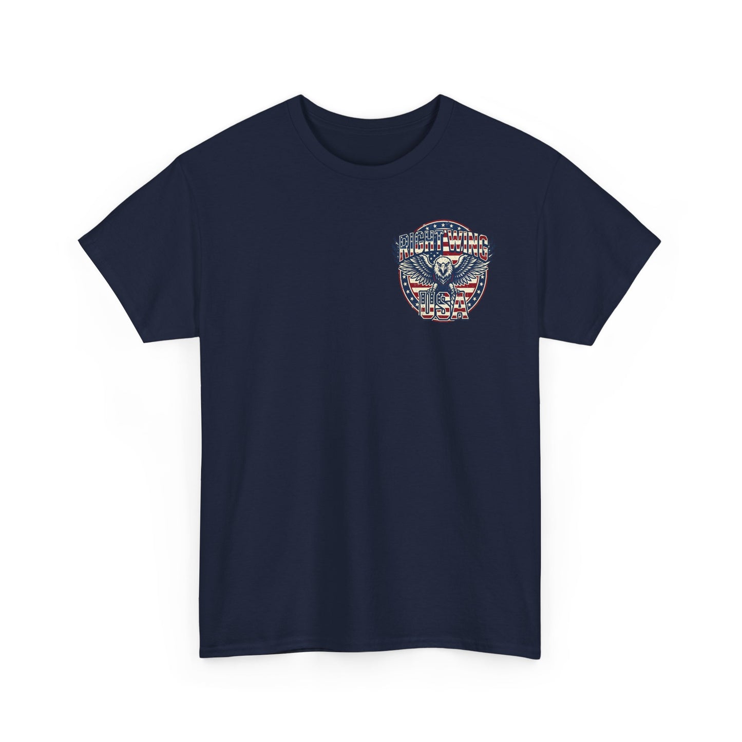 Patriotic Eagle Unisex Cotton Graphic T-Shirt