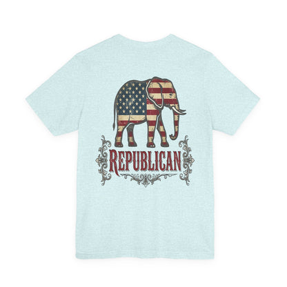 Republican Elephant Tee — Patriotic American T‑Shirt