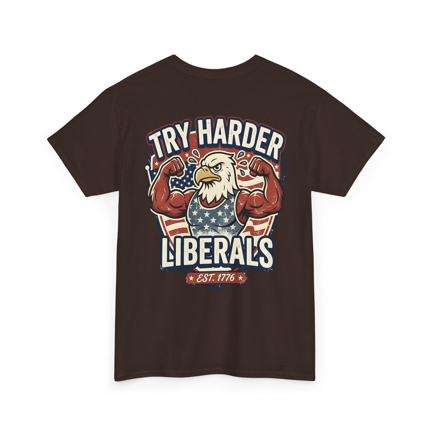 Patriotic Eagle Unisex Cotton Graphic T-Shirt