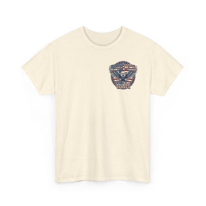 Patriotic Eagle Unisex Cotton Graphic T-Shirt