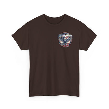 Patriotic Eagle Unisex Cotton Graphic T-Shirt