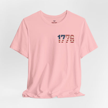 1776 We The People Patriotic Cotton Crew T-Shirt