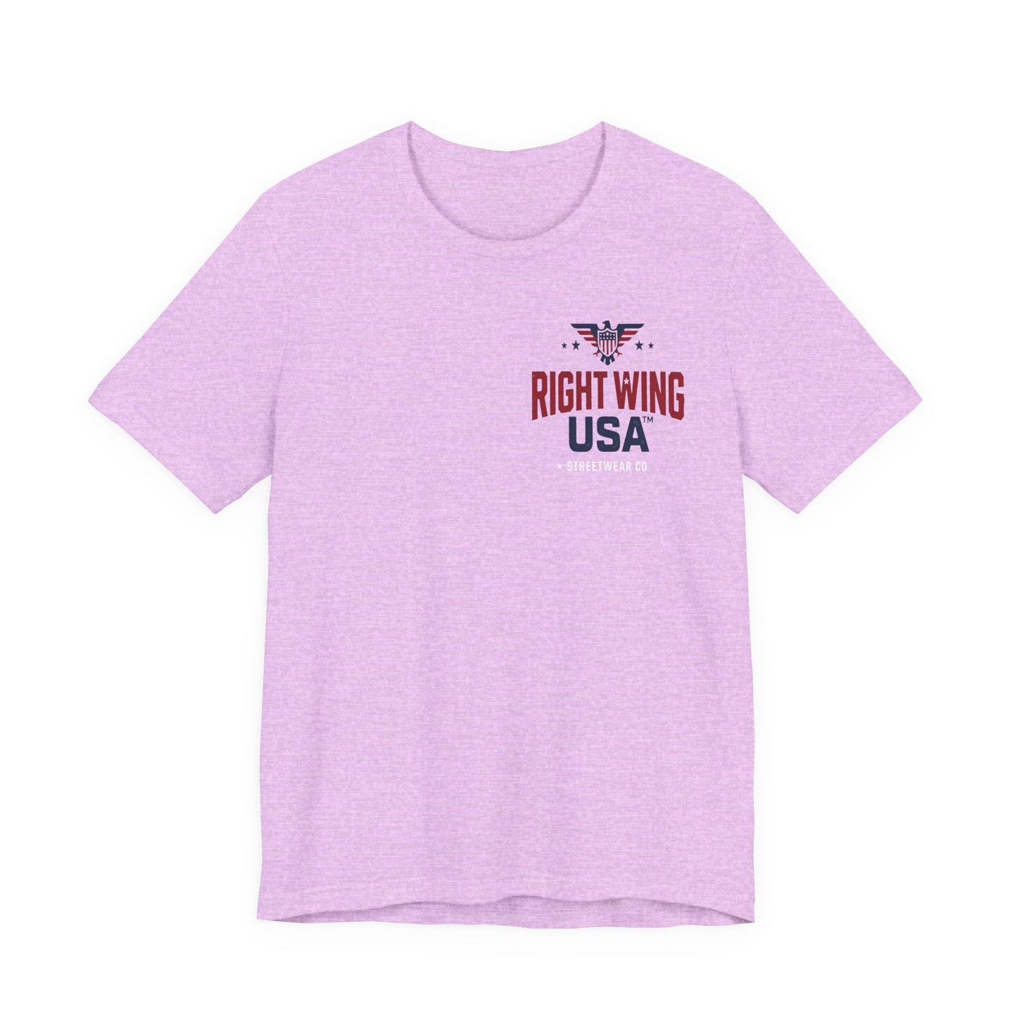 Proud American Tee — Right Wing USA Eagle Flag Patriotic T-Shirt