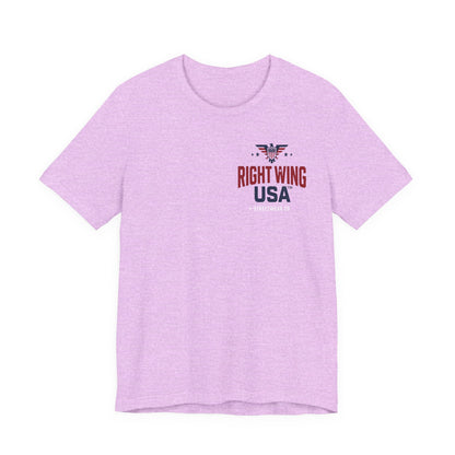 Proud American Tee — Right Wing USA Eagle Flag Patriotic T-Shirt