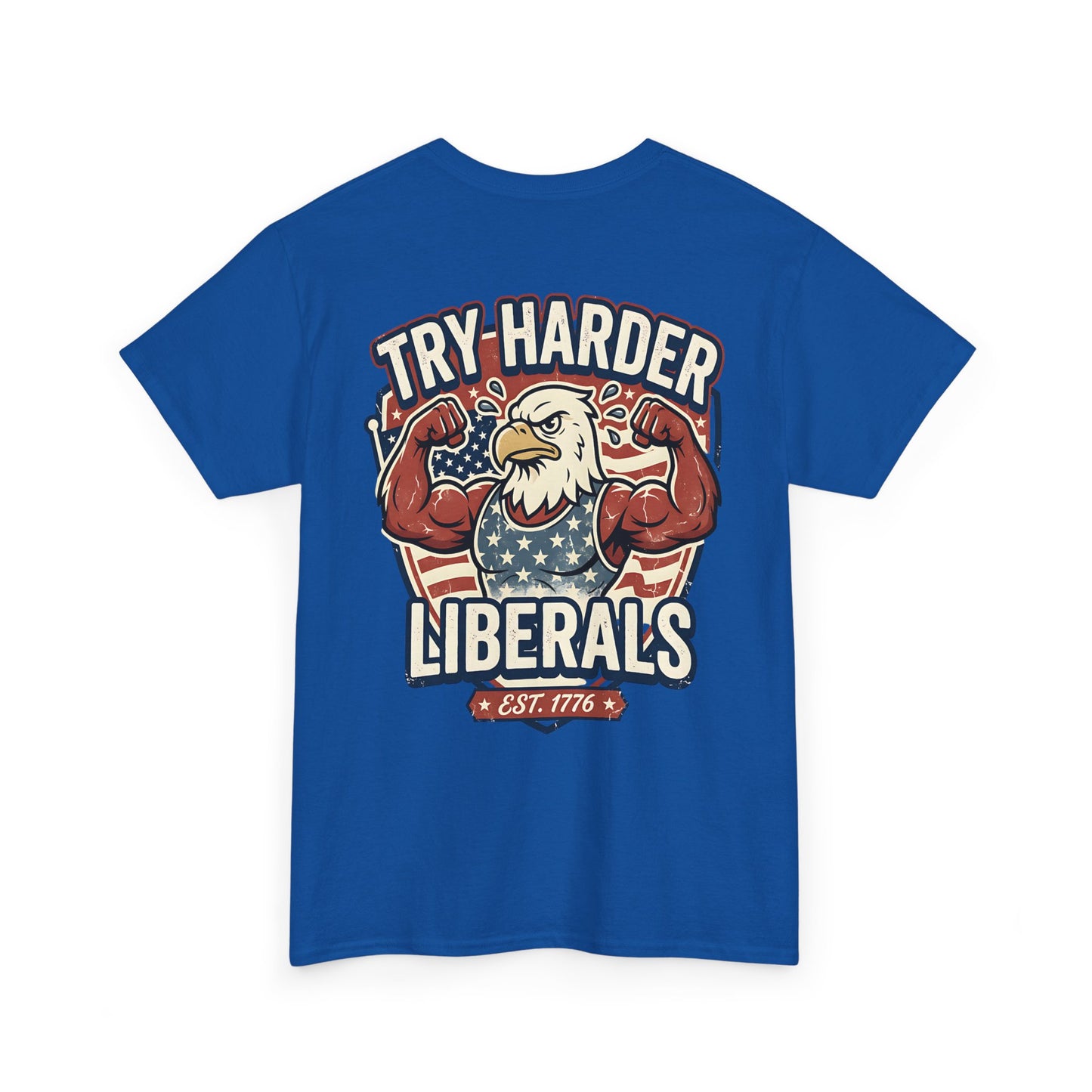 Patriotic Eagle Unisex Cotton Graphic T-Shirt
