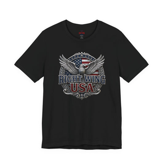 Right Wing USA Eagle T-Shirt — Patriotic Political Graphic Tee