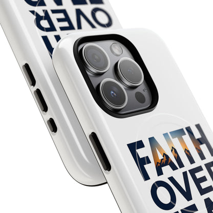 Phone Case — "Faith Over Fear" Tough Magnetic Protective Case