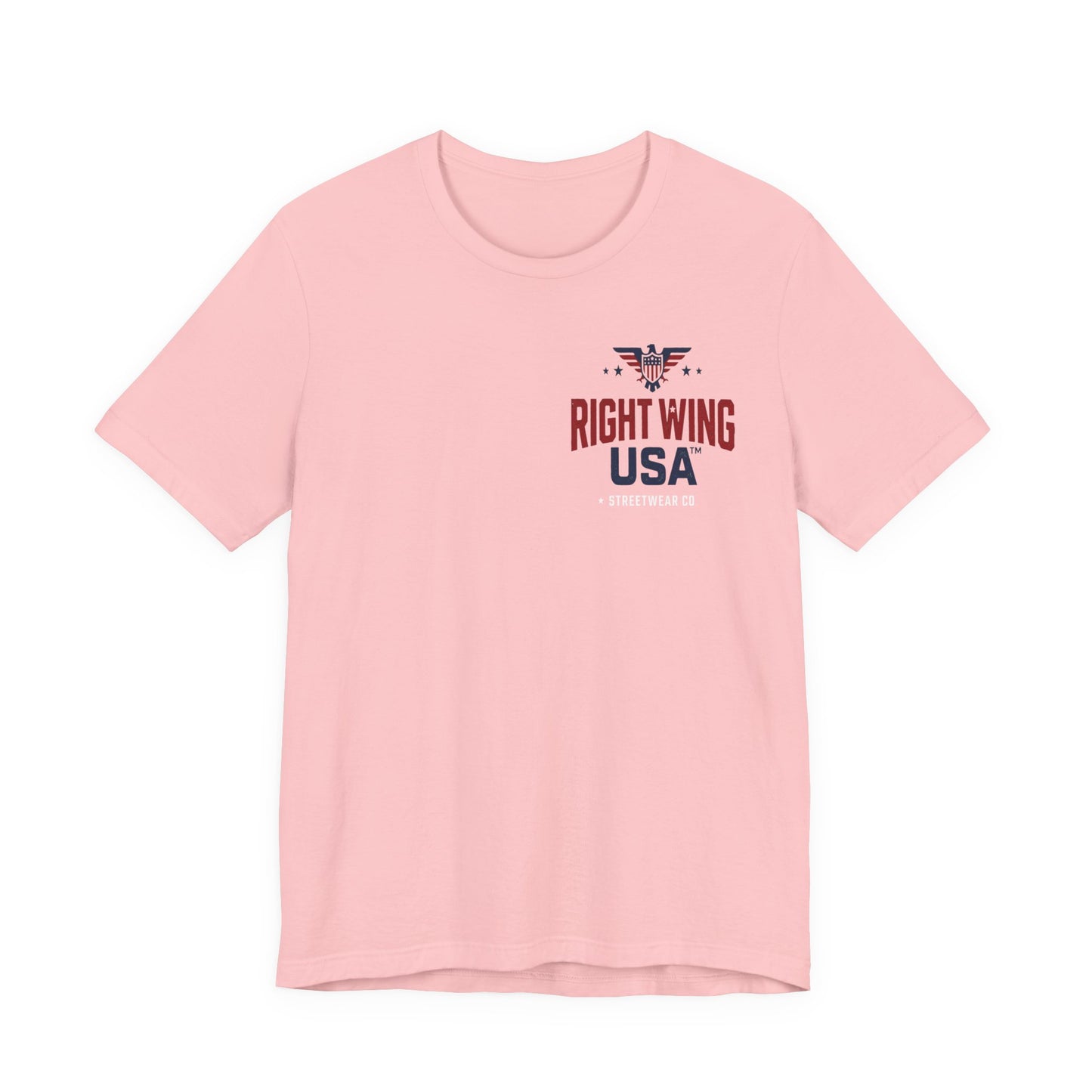 Proud American Tee — Right Wing USA Eagle Flag Patriotic T-Shirt