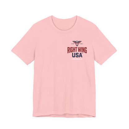 Proud American Tee — Right Wing USA Eagle Flag Patriotic T-Shirt