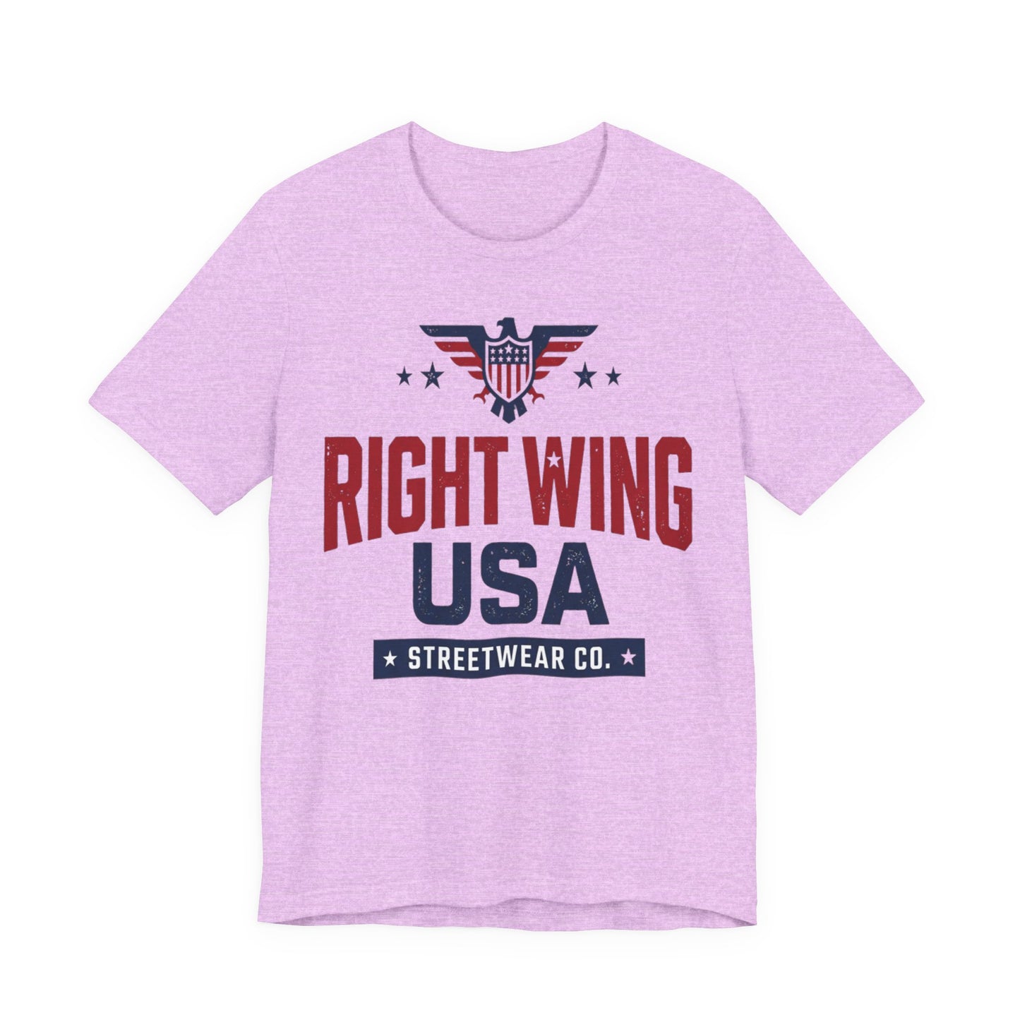 Patriotic Eagle Graphic T-Shirt – Short Sleeve Streetwear