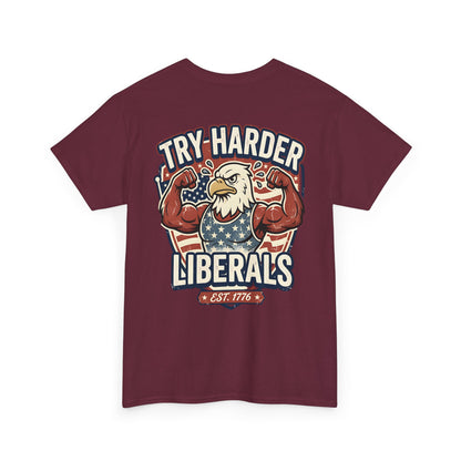 Patriotic Eagle Unisex Cotton Graphic T-Shirt