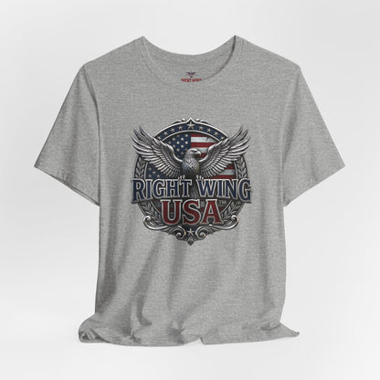 Right Wing USA Eagle T-Shirt — Patriotic Political Graphic Tee