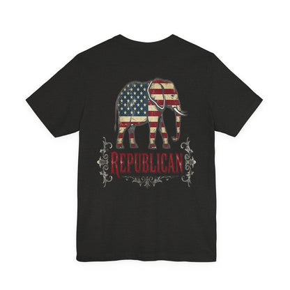 Republican Elephant Tee — Patriotic American T‑Shirt