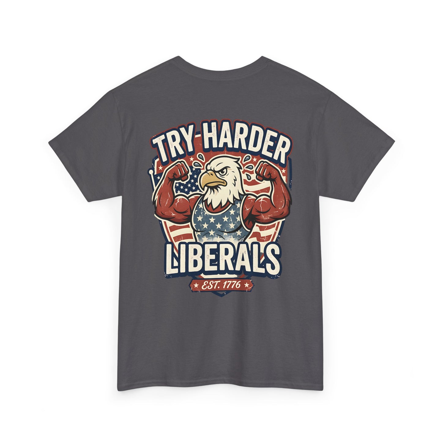 Patriotic Eagle Unisex Cotton Graphic T-Shirt