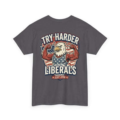 Patriotic Eagle Unisex Cotton Graphic T-Shirt