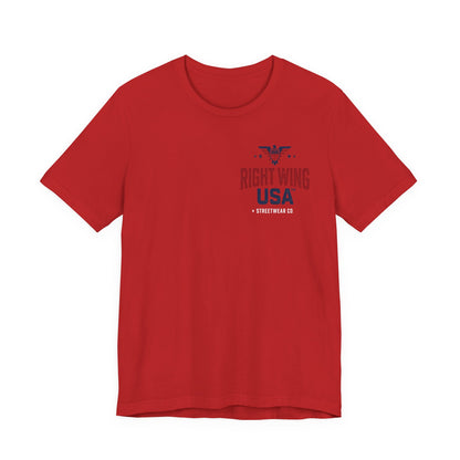Proud American Tee — Right Wing USA Eagle Flag Patriotic T-Shirt