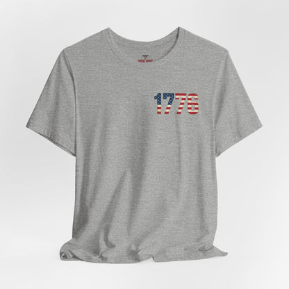 1776 We The People Patriotic Cotton Crew T-Shirt