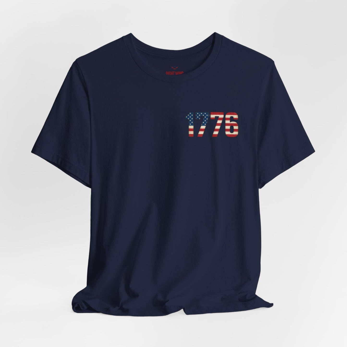 1776 We The People Patriotic Cotton Crew T-Shirt